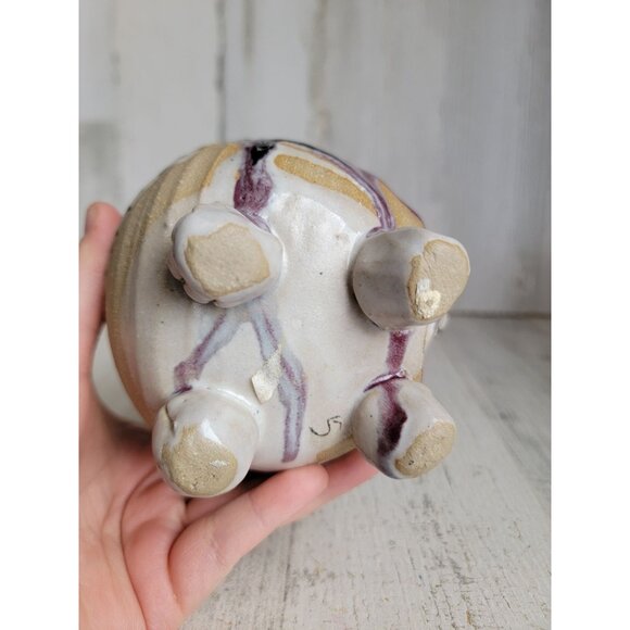 Studio art low maintenance cat purple striped kitten home decor - Picture 9 of 9